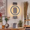 Lidor Applique murale LED Noir, 1 lumière