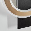 Lidor Applique murale LED Noir, 1 lumière