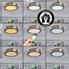 Omaro Plafonnier, Panel LED Nickel mat, 1 lumière, Changeur de couleurs