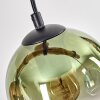 Koyoto Suspension, Boule lumineuse, Suspension Écru, Noir, 5 lumières