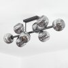 Ripoll Plafonnier, Boule lumineuse Fumé, 8 lumières