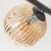 Ripoll Plafonnier, Boule lumineuse Ambre, 5 lumières