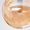 Chehalis Plafonnier, Boule lumineuse Ambre, 5 lumières