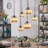 Koyoto Suspension, Boule lumineuse, Suspension Ambre, 6 lumières