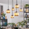 Koyoto Suspension, Boule lumineuse, Suspension Ambre, 6 lumières