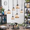 Koyoto Suspension, Boule lumineuse, Suspension Ambre, 6 lumières