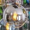 Koyoto Suspension, Boule lumineuse, Suspension Ambre, Bleu, Vert, Clair, Fumé, 6 lumières