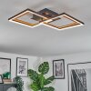 Binor Plafonnier LED Écru, Noir, 1 lumière