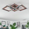 Binor Plafonnier LED Écru, Noir, 1 lumière