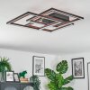 Binor Plafonnier LED Écru, Noir, 1 lumière