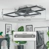 Brilo Plafonnier LED Noir, 1 lumière