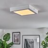 Omaro Plafonnier, Panel LED Blanc, 1 lumière, Changeur de couleurs