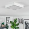 Omaro Plafonnier, Panel LED Blanc, 1 lumière, Changeur de couleurs