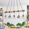 Koyoto Suspension, Boule lumineuse, Suspension Écru, Noir, 5 lumières