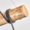 Koyoto Suspension, Boule lumineuse, Suspension Écru, Noir, 5 lumières