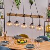 Koyoto Suspension, Boule lumineuse, Suspension Écru, Noir, 5 lumières