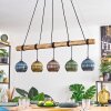 Koyoto Suspension, Boule lumineuse, Suspension Écru, Noir, 5 lumières