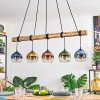 Koyoto Suspension, Boule lumineuse, Suspension Écru, Noir, 5 lumières