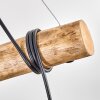 Koyoto Suspension, Boule lumineuse, Suspension Écru, Noir, 5 lumières