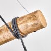 Koyoto Suspension, Boule lumineuse, Suspension Écru, Noir, 5 lumières