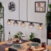 Ripoll Suspension, Boule lumineuse, Suspension Ambre, Clair, Fumé, 5 lumières