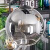 Koyoto Suspension, Boule lumineuse, Suspension Ambre, Clair, Fumé, 6 lumières