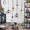 Koyoto Suspension, Boule lumineuse, Suspension Ambre, Clair, Fumé, 6 lumières