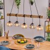Koyoto Suspension, Boule lumineuse, Suspension Écru, Noir, 5 lumières