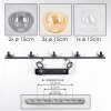 Gastor Suspension, Boule lumineuse, Suspension Ambre, Clair, Fumé, 5 lumières