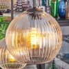 Koyoto Suspension, Boule lumineuse, Suspension Ambre, Clair, 6 lumières
