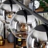 Koyoto Suspension, Boule lumineuse, Suspension Clair, Fumé, 5 lumières