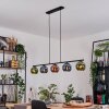 Koyoto Suspension, Boule lumineuse, Suspension Bleu, Vert, Cuivré, 5 lumières