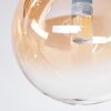 Chehalis Plafonnier, Boule lumineuse Ambre, Clair, 5 lumières