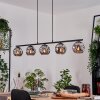Ripoll Suspension, Boule lumineuse, Suspension Fumé, 5 lumières