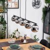 Ripoll Suspension, Boule lumineuse, Suspension Chrome, Fumé, 5 lumières