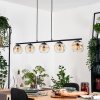Ripoll Suspension, Boule lumineuse, Suspension Ambre, Clair, 5 lumières