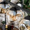 Ripoll Suspension, Boule lumineuse, Suspension Ambre, Clair, 5 lumières