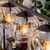 Ripoll Suspension, Boule lumineuse, Suspension Ambre, Clair, 5 lumières