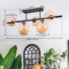 Chehalis Plafonnier, Boule lumineuse Ambre, 5 lumières