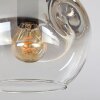 Ripoll Plafonnier, Boule lumineuse Ambre, Clair, Fumé, 5 lumières