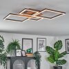 Brina Plafonnier LED Brun, 1 lumière