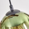 Koyoto Suspension, Boule lumineuse, Suspension Écru, Noir, 5 lumières