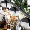 Koyoto Suspension, Boule lumineuse, Suspension Ambre, Clair, Fumé, 5 lumières