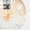 Ripoll Plafonnier, Boule lumineuse Ambre, Clair, Fumé, 8 lumières