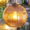 Koyoto Suspension, Boule lumineuse, Suspension Bleu, Or, Vert, Cuivré, 6 lumières