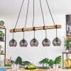 Koyoto Suspension, Boule lumineuse, Suspension Écru, Noir, 5 lumières