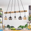 Koyoto Suspension, Boule lumineuse, Suspension Écru, Noir, 5 lumières