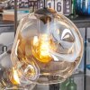 Ripoll Suspension, Boule lumineuse, Suspension Ambre, Clair, Fumé, 6 lumières