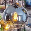 Koyoto Suspension, Boule lumineuse, Suspension Bleu, Or, Vert, Clair, Cuivré, 6 lumières