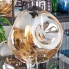 Ripoll Suspension, Boule lumineuse, Suspension Ambre, Fumé, 6 lumières